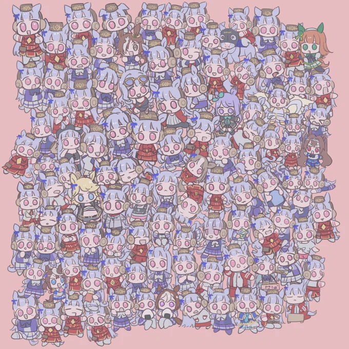本当に100にんですわ〜自由に使ってくださいまし! 