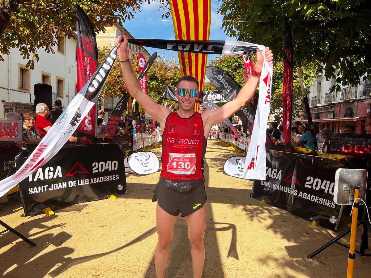 Històric 'Tricampionat' 🏆 2020 🏆 2021 🏆 2022 Núria Gil a la @Taga2040 Gil i @eduxurruca es proclamen campions de Catalunya de Curses per Muntanya 🏃‍♀️⛰️ en una Taga de rècord. ➕INFO ➡️bit.ly/3Lm0fla #sentlamuntanya #sommuntanya #cursesfeec