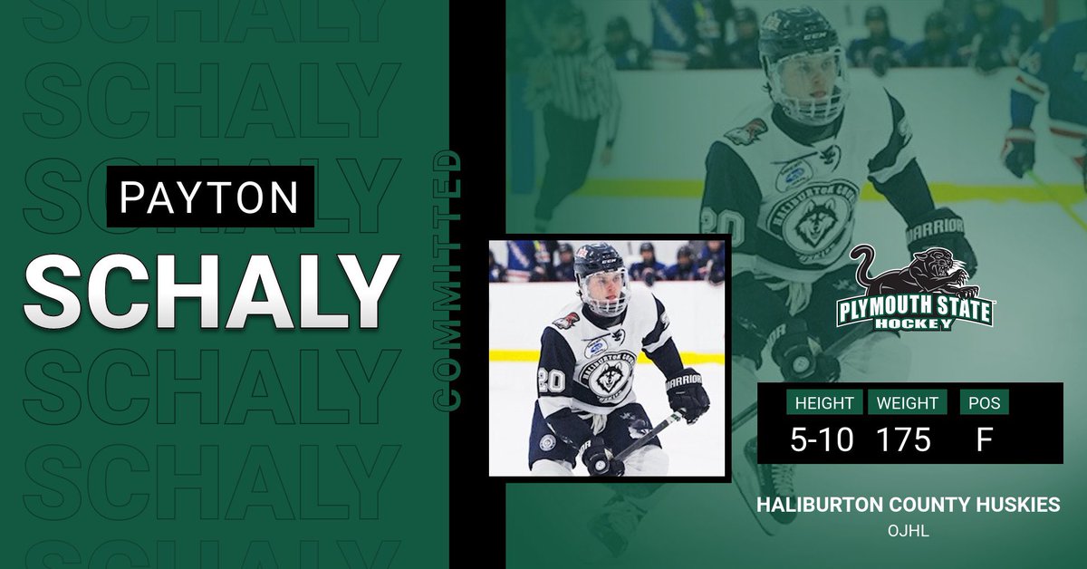Today we welcome Payton Schaly. We’re excited to see him in the green and white, and expect he’ll bring his scoring ability to our group. Welcome home! #family
