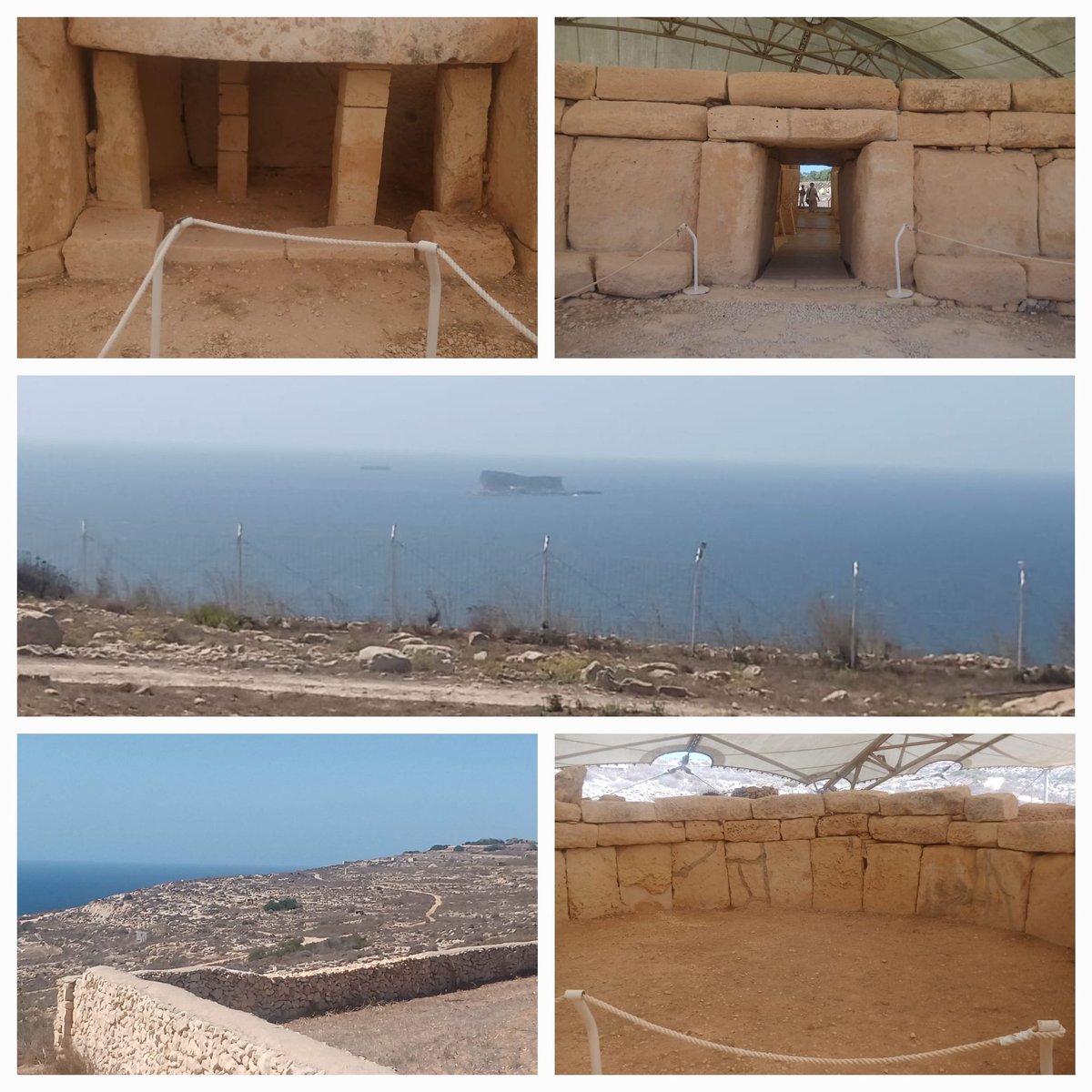 cChristophejean's tweet photo. Magnifique site néolithique  maltais  de Haggar Qaim au dessus de la Méditerranée : des temples construits  en symbiose avec l'environnement  près de 6 000 ans avant nous! https://t.co/yzktKKYn5x