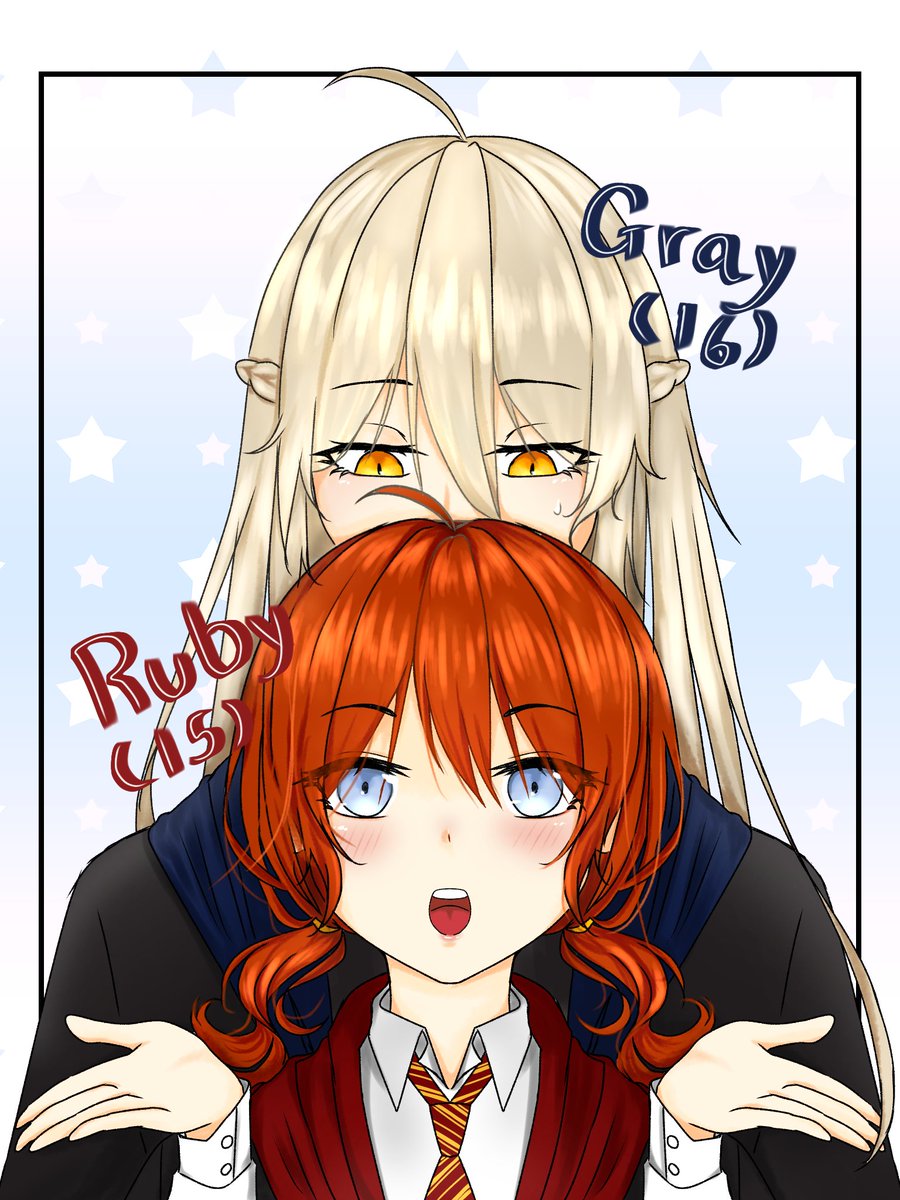 GraysonW_HGW's tweet photo. #Story_Gray_B

"สิ่งมีชีวิตน่ารำคาญนี่คืออะไร.."

"น้องสาวไงล่ะ!"

(เปิดตัวน้องสาวคนละพ่อของนายเทา รูเบียน่าหรือรูบี้นั่นเอง!)
(เป็นน้องสาวที่อยู่ปีสองบ้านแดง พึ่งรู้ว่ามีพี่ชายตอนเข้ามาปี1 และฝั่งพี่ก็พึ่งรู้ว่ามีน้องตอนปีสามเช่นกัน) https://t.co/Vic9Df4lyo