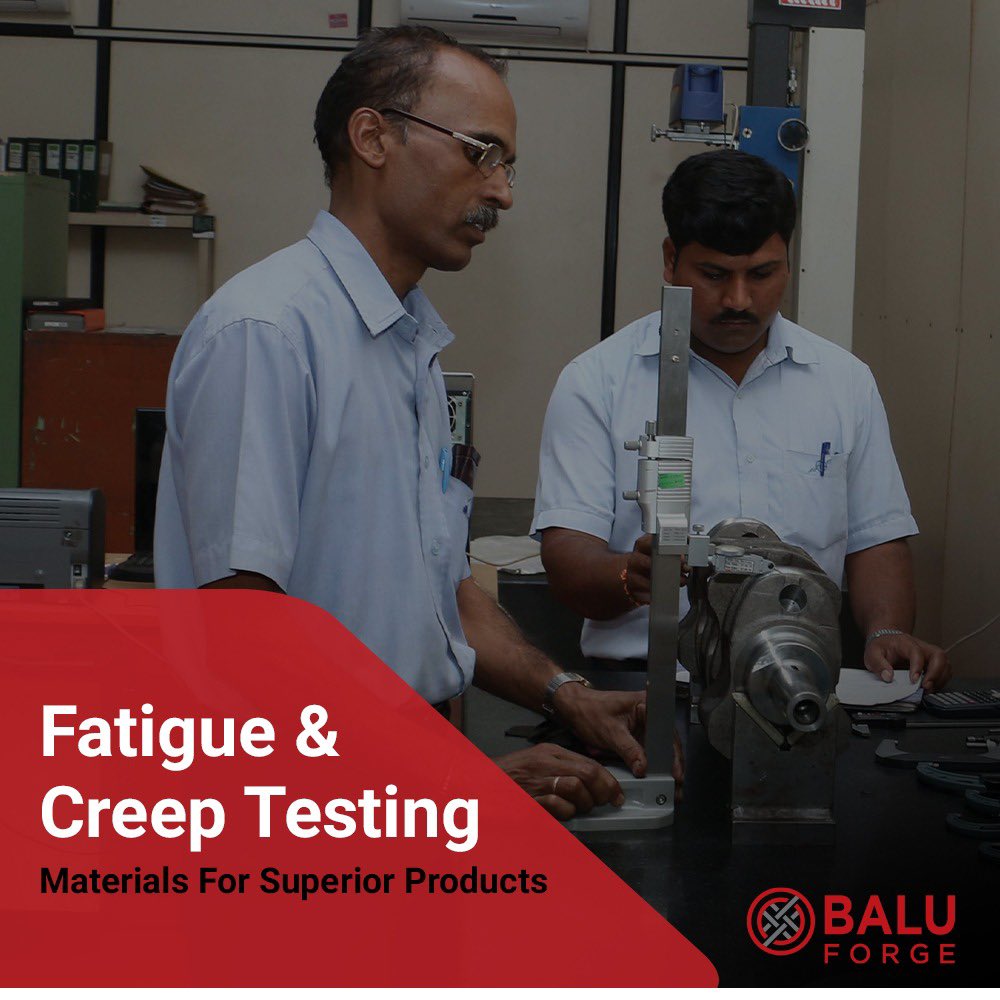 BaluForge's tweet photo. The testing array at the Balu Forge Laboratory evaluates the strength of materials through Fatigue and Creep Testing processes. Materials undergo testing to ascertain the strain they can withstand, based on which their utility is determined.
#Balu #BaluForge #creeptesting https://t.co/cAzdIMlPfy