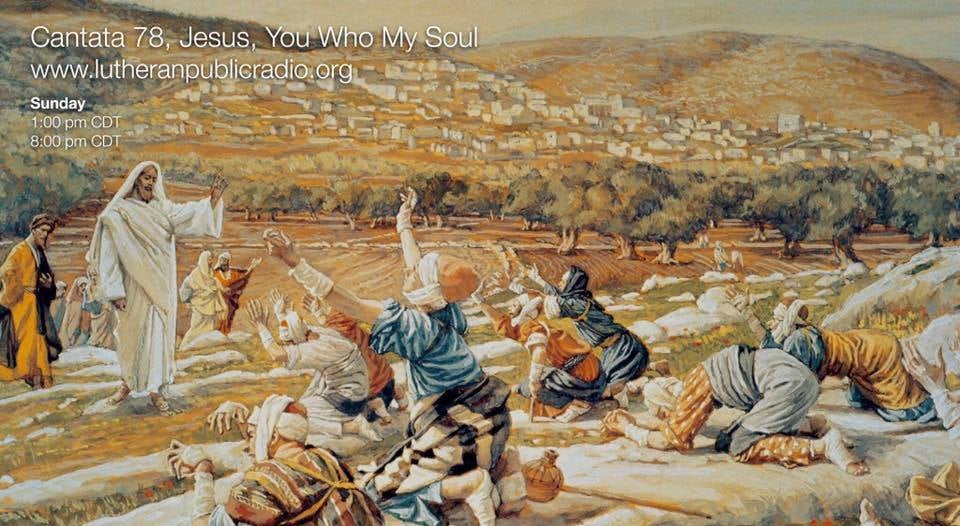 RealLPR's tweet photo. Streaming Bach Cantata 78 "Jesus, You, Who My Soul" uninterrupted at 1 pm & 8 pm Central! Listen at https://t.co/mCX2nMjV3S, Amazon Alexa, Google Home, Apple HomePod or the LPR mobile app: https://t.co/8Mttb9F1sq. #JSBach #BWV78 #SundayBachCantata https://t.co/OoQ0zRfUuP