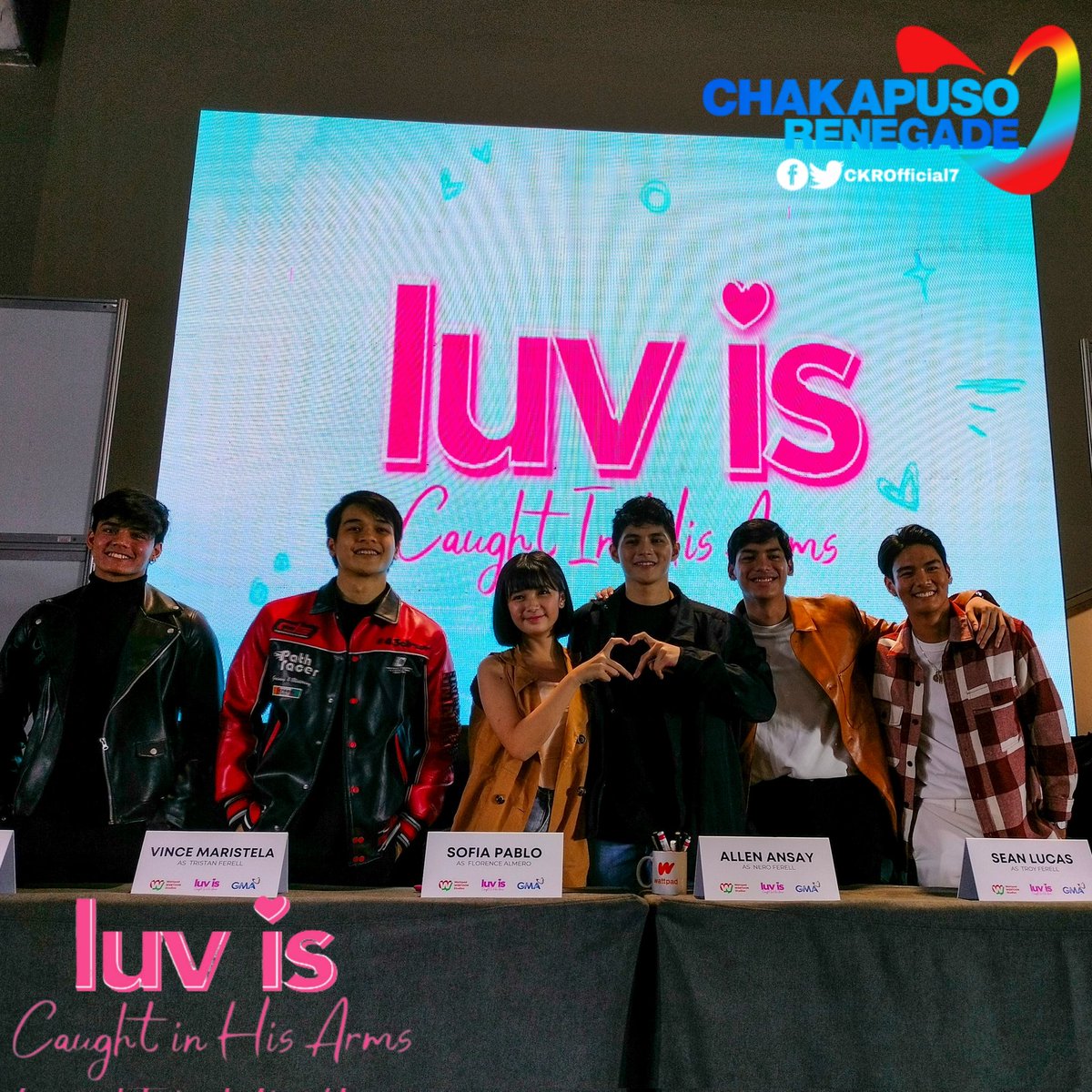 Kapuso Crave (@kapusocrave) on Twitter photo LOOK: GMA Network releases trailer for Team Jolly's #LuvIsCaughtInHisArms. The series is set to premiere on January 2023.
<a href="/realsofiapablo/">Sofia Pablo</a> <a href="/itsmeallenansay/">Allen Ansay</a> <a href="/michaelsager_/">Michael Sager</a> <a href="/VinceMaristela/">Vince Maristela</a> <a href="/_seanlucas/">Sean Lucas</a> <a href="/kleanpapi/">Raheel Bhyria</a>
TEAMJOLLY CIHAMIBF
#LuvIsCIHAMIBF LOOK: GMA Network releases trailer for Team Jolly's #LuvIsCaughtInHisArms. The series is set to premiere on January 2023.
<a href="/realsofiapablo/">Sofia Pablo</a> <a href="/itsmeallenansay/">Allen Ansay</a> <a href="/michaelsager_/">Michael Sager</a> <a href="/VinceMaristela/">Vince Maristela</a> <a href="/_seanlucas/">Sean Lucas</a> <a href="/kleanpapi/">Raheel Bhyria</a>
TEAMJOLLY CIHAMIBF
#LuvIsCIHAMIBF