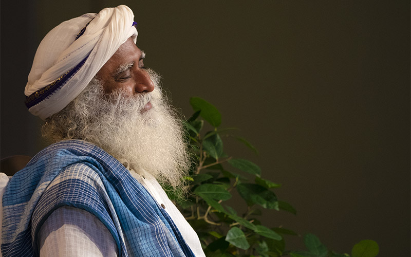 If you stop your mental muddle, life is bliss. #SadhguruQuotes