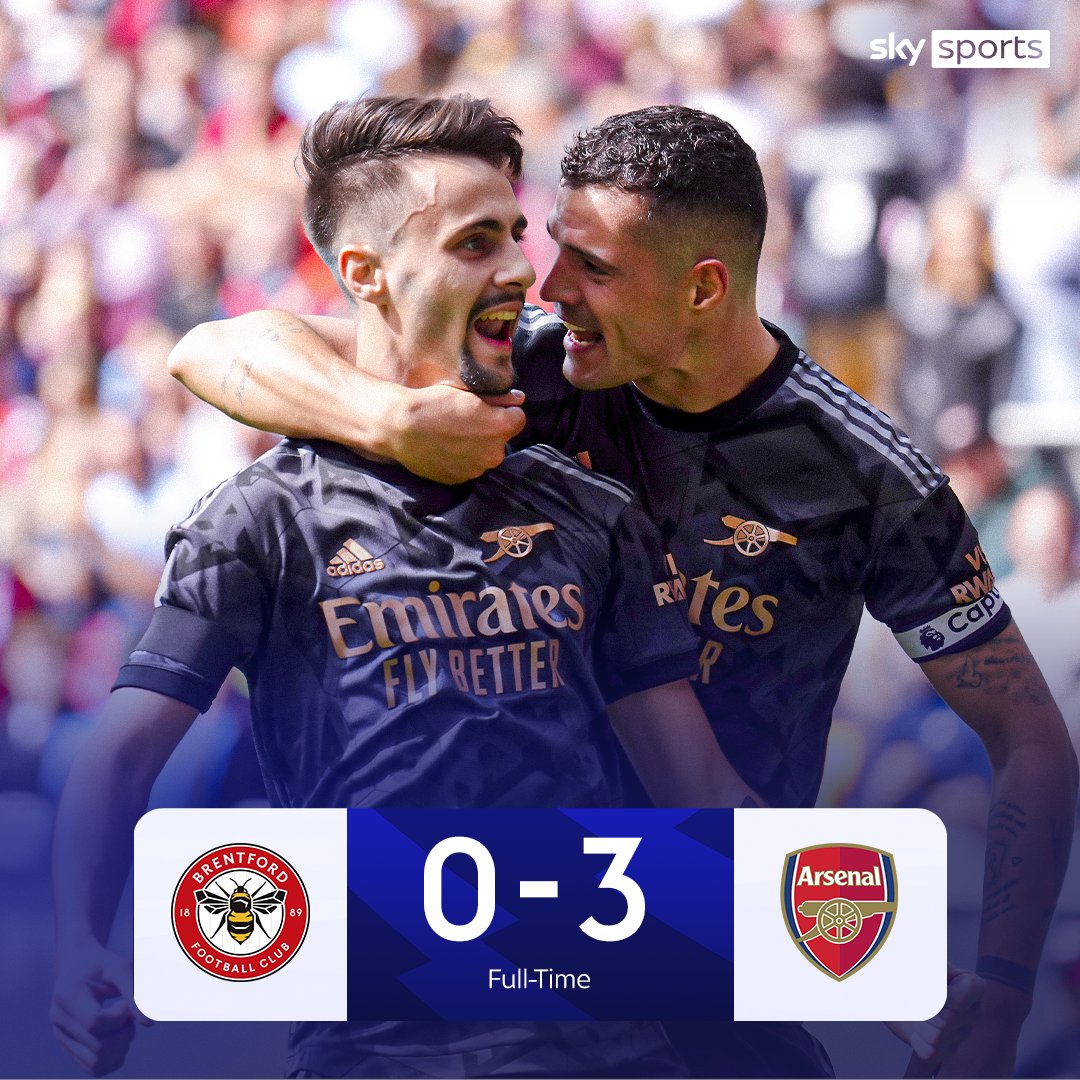 Sky Sports Premier League on Twitter "FULL TIME! Arsenal are top of