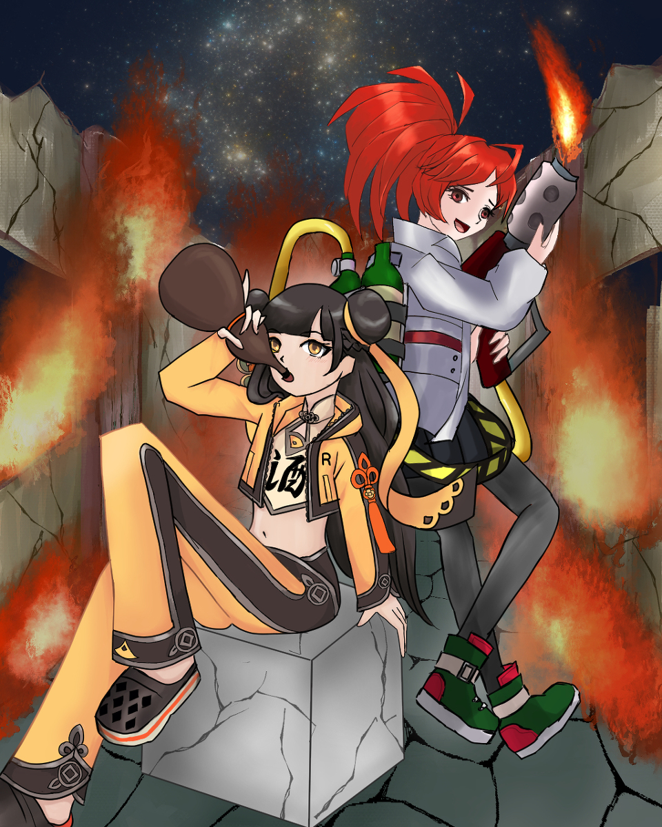 Ningka_paint's tweet photo. FIRE #EternalReturn:BlackSurvival #BlackSurvival #dailin #Andriana #炎 #消防士 #火 #ゲーム https://t.co/r0yjsIZoZn https://t.co/ZR3qbzCNR6