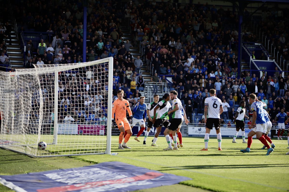 jam23mer's tweet photo. Portsmouth FC v Argyle Plymouth FC! That goal for the draw! 2-2 #playuppompey @below2020media @portsmouthnews @Pompey https://t.co/KrYC4g3Dmf