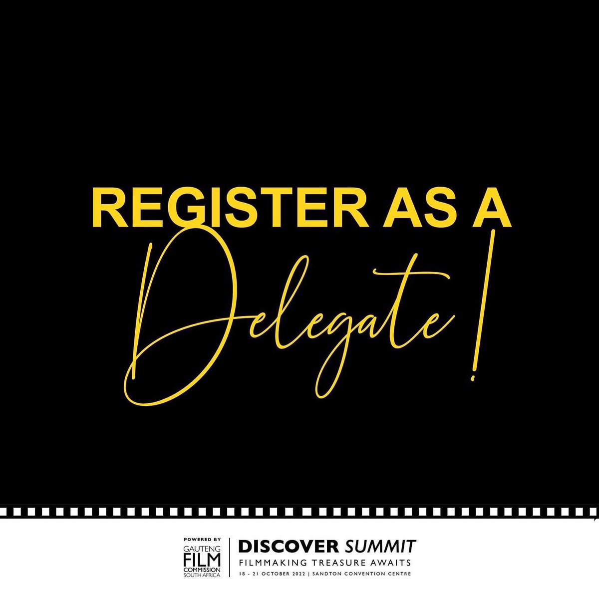 _discoversummit's tweet photo. WE WANT YOU!

In celebration of 20 years of the @GautengFilmCom , we will be hosting our Inaugural Discover Summit and are seeking delegates to fly our flag high!

#DiscoverSummit
#DS2022 https://t.co/FKgiDcESpH