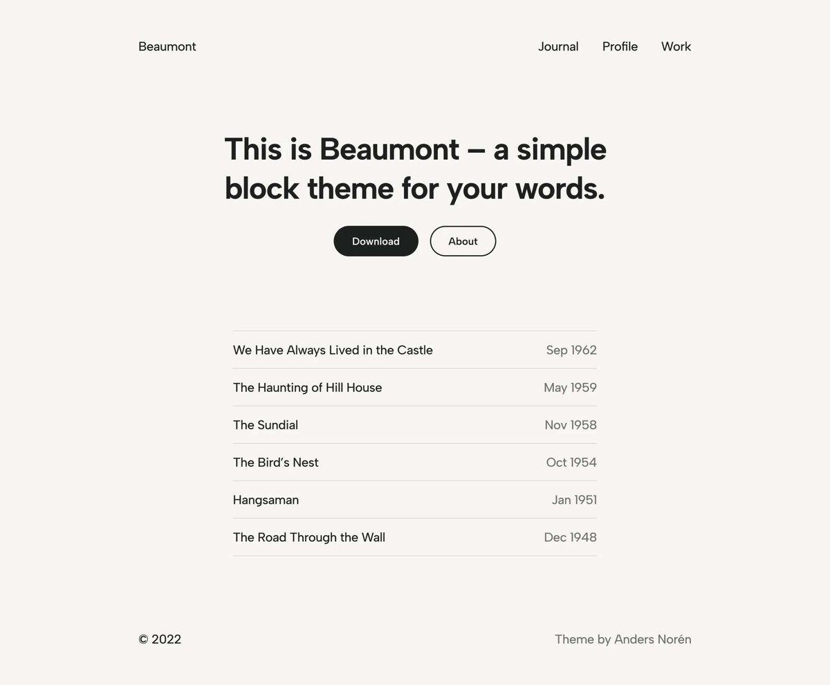 wpnewsio's tweet photo. #Beaumont: A New WordPress Block Theme with a Focus on Longform Writing https://t.co/4oBSBuqdvF
#WordPress #Themes #BlockbasedThemes https://t.co/hNFdpgFqQx