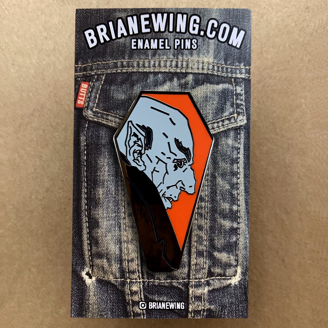 BRIAN_EWING's tweet photo. HAPPY (BELATED) BIRTHDAY, MAX SCHRECK!!!
A few weeks back (9/6) marked the 143rd birthday of the most famous bootleg vampire - #MaxSchreck!

To commemorate this &amp; my "undying love" for  #Nosferatu - I'm releasing a new #enamelpin!!!
https://t.co/8drYyR9ADA https://t.co/4tv8MhbkRJ