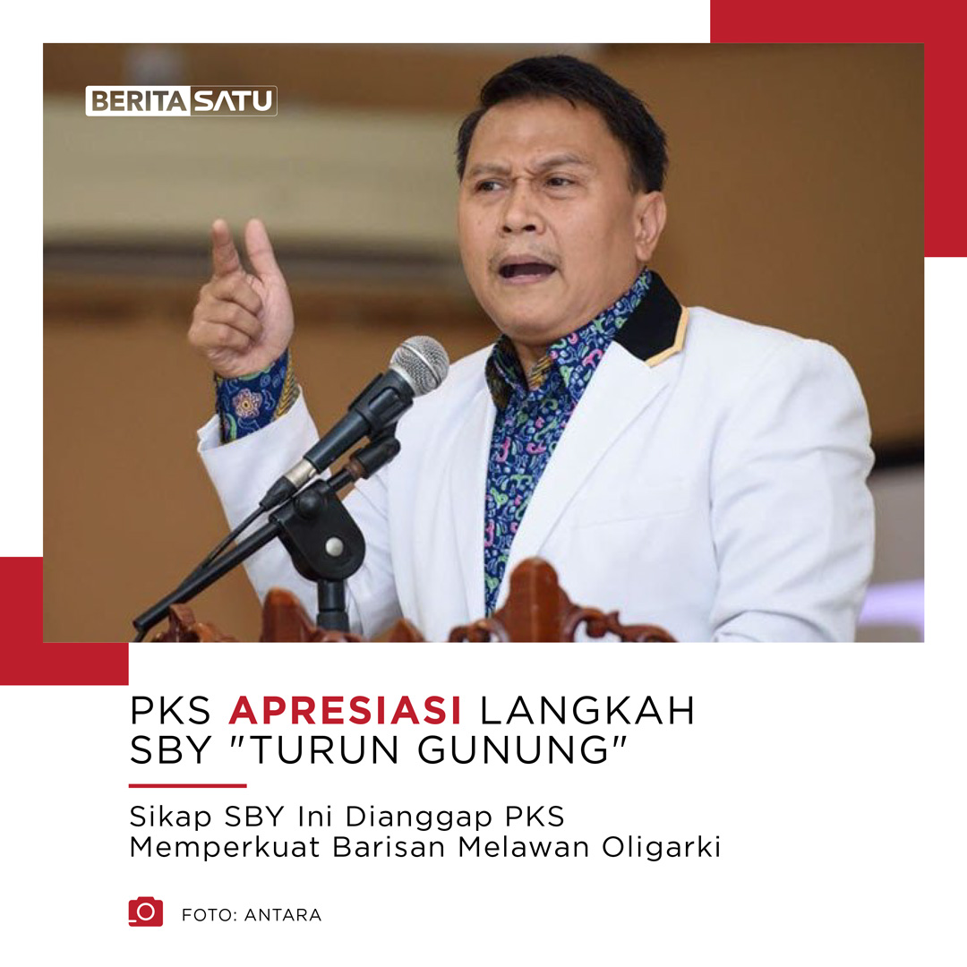 Beritasatu's tweet photo. Ketua DPP PKS Mardani Ali Sera mengapresiasi dan mendukung langkah SBY yang akan "turun gunung". Selengkapnya ππ»
https://t.co/CsKT10jz0v
#SBYTurunGunung #SBY #PartaiDemokrat #FotoCaption #BeritaSatu https://t.co/zmy9yHeYGX