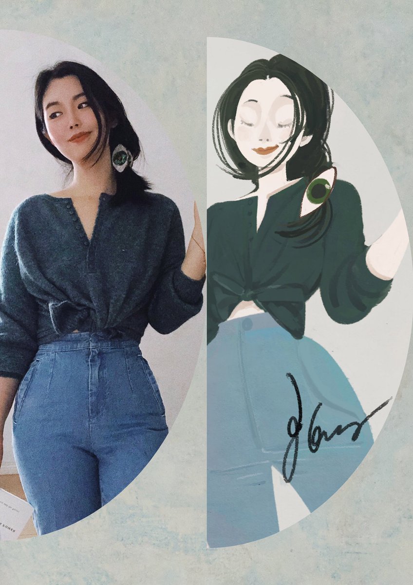 nancy0039's tweet photo. 🔵🟢🍏🧵🤖🥶 #nancyzhangillustrations #styleartlife https://t.co/JOVc2DhUJk
