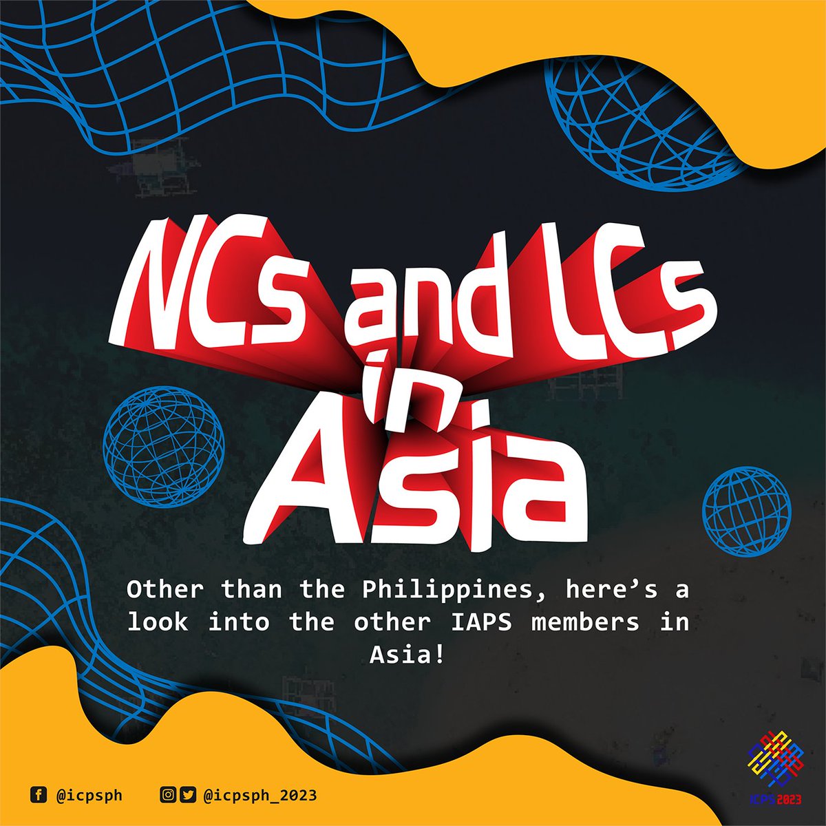 icpsph_2023's tweet photo. How spread out are the IAPS members in Asia? 🌏
 
The IAPS started in Europe, and then expanded across the world. Now,  let us see the NCs and LCs in the Asian continent!

#ICPS2023  #ICPSPilipinas

See more at: https://t.co/NE9KxBa8Vq https://t.co/GHSXHr73Ut