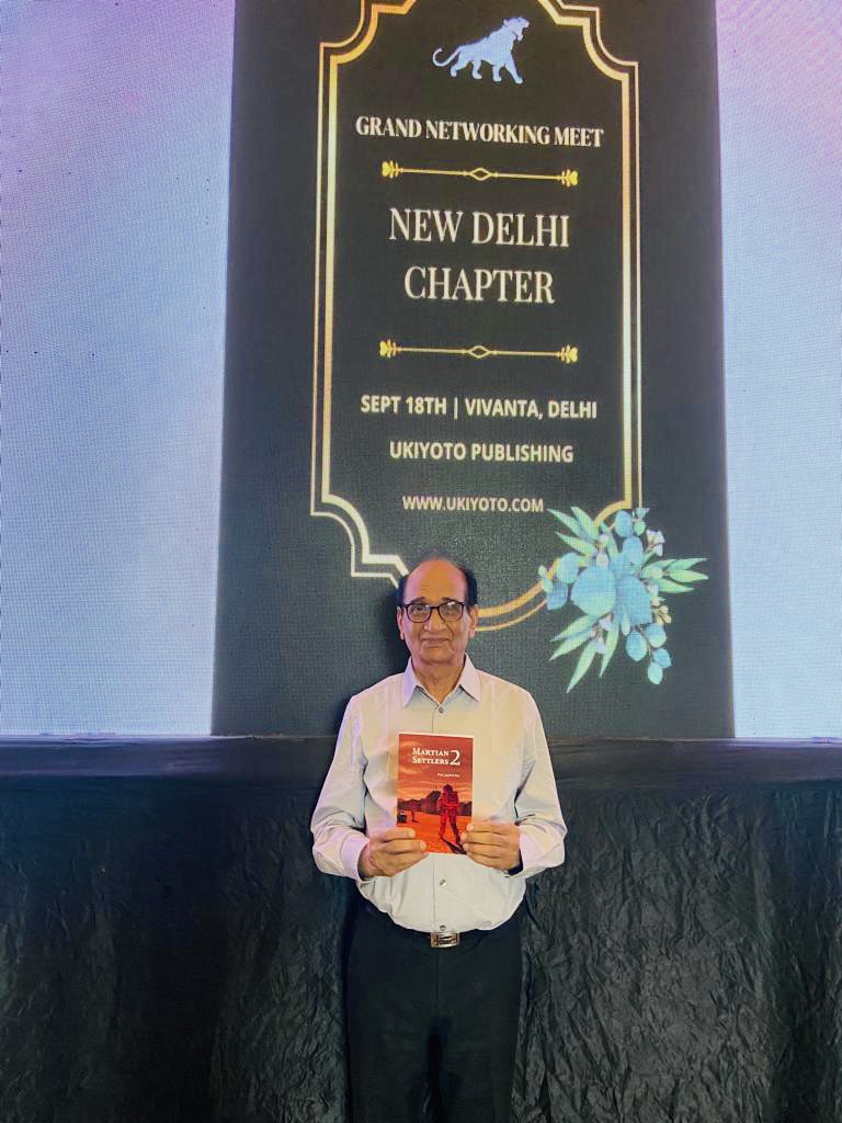 Beerabhadra's tweet photo. @Diviwelfare प्रेसिडेंट एवं पूर्व IIT प्रोफ़ेसर ,कुलपति प्रो जगदीश राय को जापानीज पब्लिकेशन हाउस योकियोतो ने उनकी द्वारा लिखित साइंस फ़िक्शन मारशियन सेटलर के लिए होटेल विवांता नई दिल्ली में बेस्ट फ़िक्शन ऑथर ओफ़ द ईयर से सम्मानित किया गया।

#diviwelfaresociety #apnipathshala https://t.co/3UdN9MvJj7