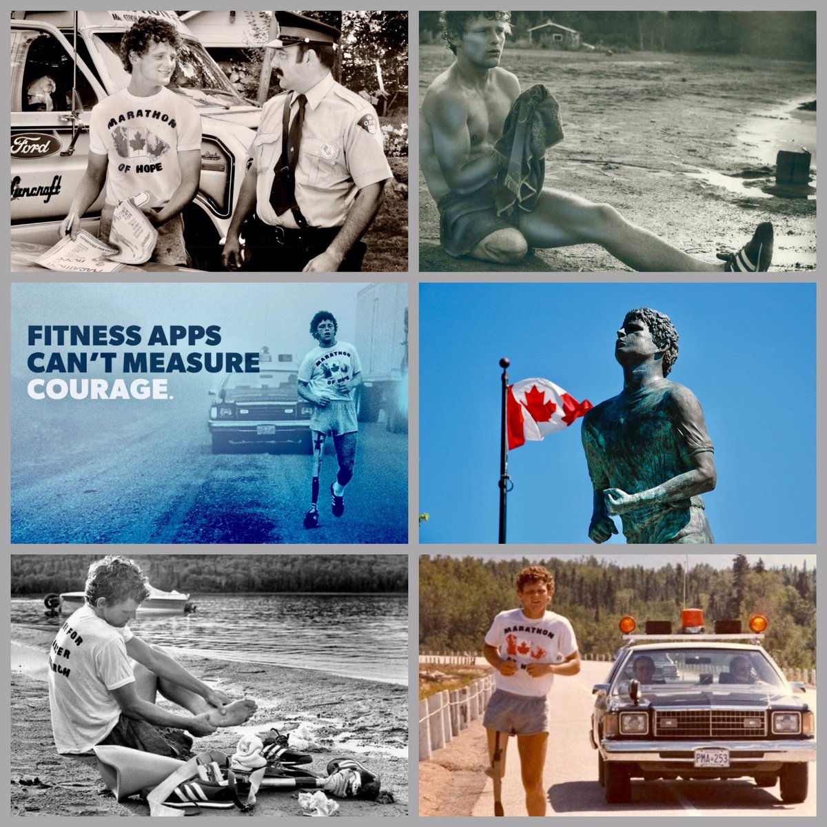 One of the highlights of our Cross-Canada drive was to stop and pay our respects to @TerryFoxCanada at the statue just East of @CityThunderBay #Terry was and is an enduring inspiration to so many in 🇨🇦 & 🌎 @TerryFoxOak @TerryFoxBurl #TerryFoxRun