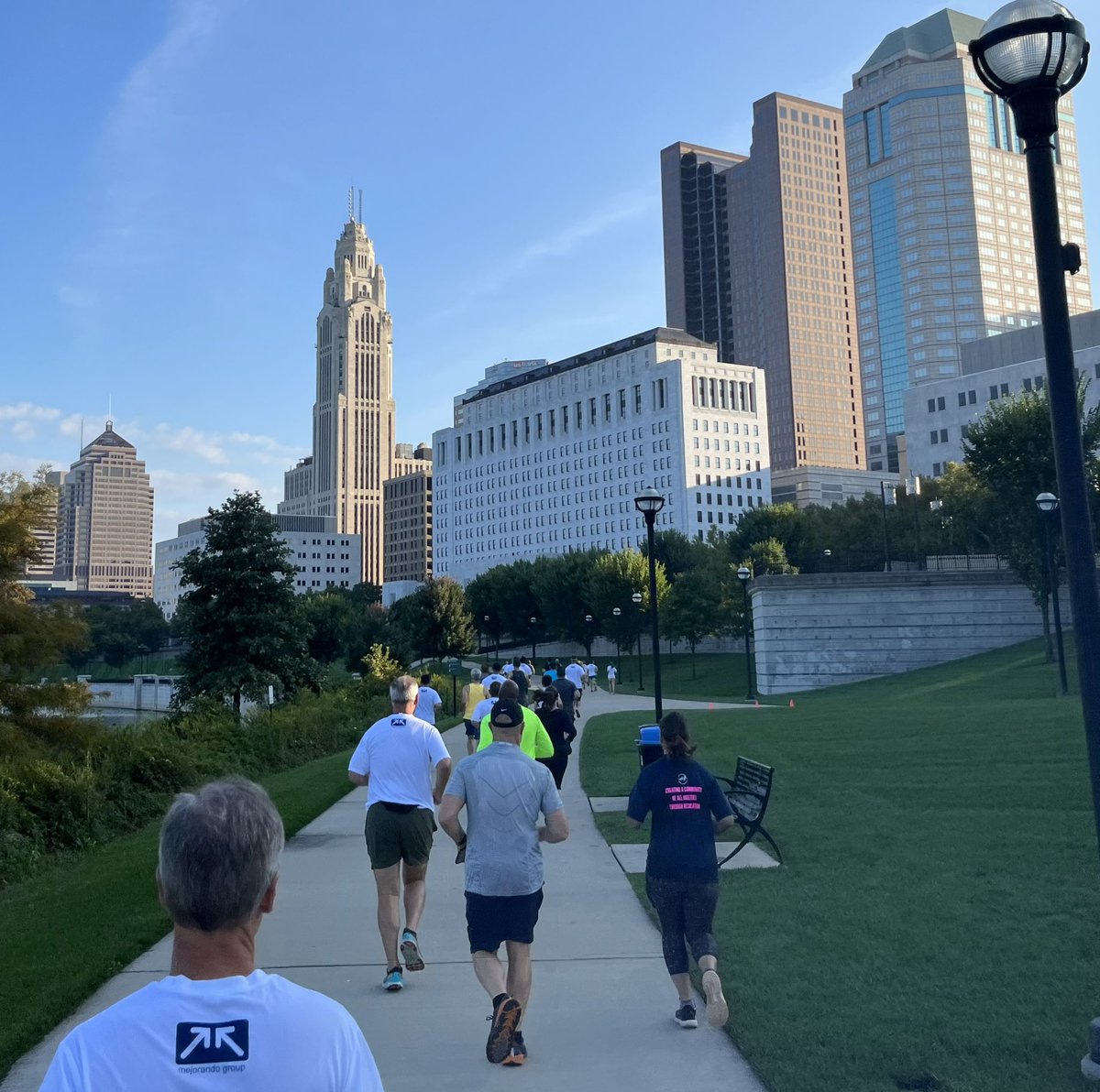 EdwardBroussard's tweet photo. It’s a beautiful morning for an @ICMA 5K with my dedicated city/county management friends! #ICMA2022 https://t.co/3oVl3CXv1x