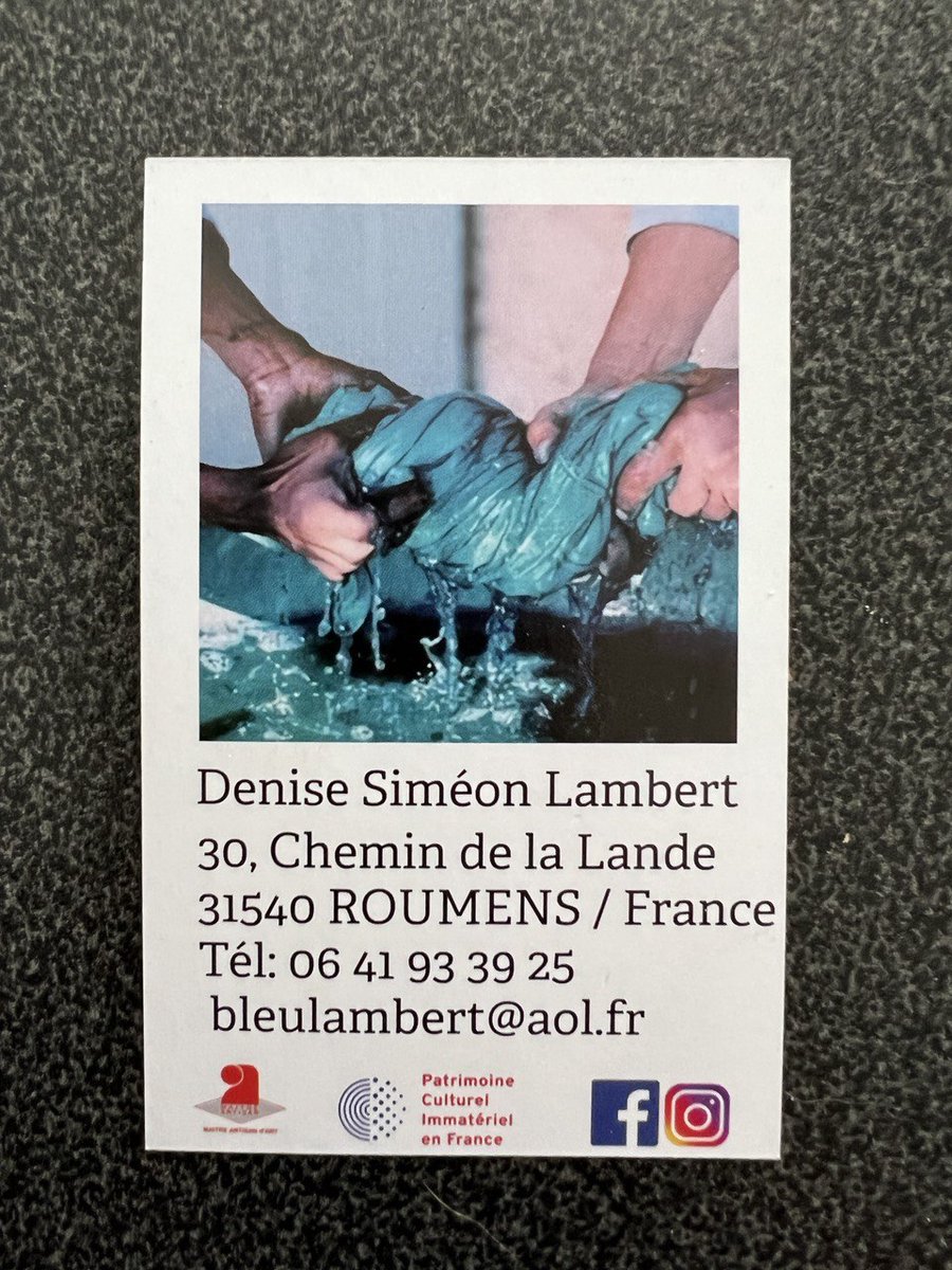 LaurentESQUENET's tweet photo. ➡️ Aux côtés de Christian Portet, Maire et Président de Terres de Lauragais, à la découverte de l'atelier Pastel de Denise Lambert à #Calmont.
🔵Le Pastel fait partie du patrimoine immatériel français.
#JEP2022
#patrimoine #paysdecocagne #3110 https://t.co/BHRx5UdknA