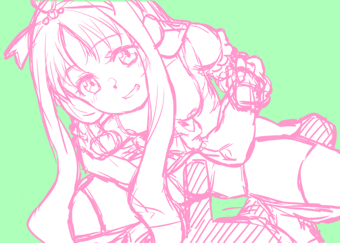 SkebWIP
今の絵柄でキュアマリン描こうとするとこうなるんだけど久しぶりすぎて感じが掴めんから一旦途中経過貼って寝かせる 
