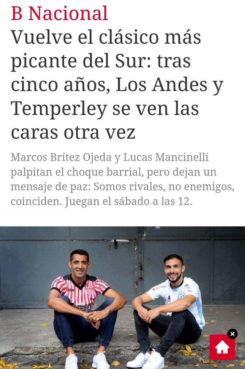 PDSDeportes's tweet photo. EL OTRO CLÁSICO DEL SUR, PERO QUE NO SE JUEGA😢 👎

Desde el 2019 que no vemos el Derby de Lomas de Zamora entre #LosAndes y #Temperley, uno de los clásico más emblemáticos del ascenso.

¿Les gustaría volver a cruzarse Milrayitas y Gasoleros? https://t.co/x6dw7VpKok