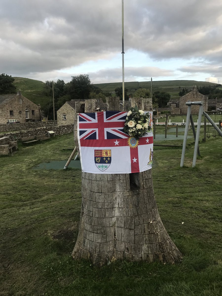 Bainbridge play park, in the Yorkshire Dales, remembers the Queen