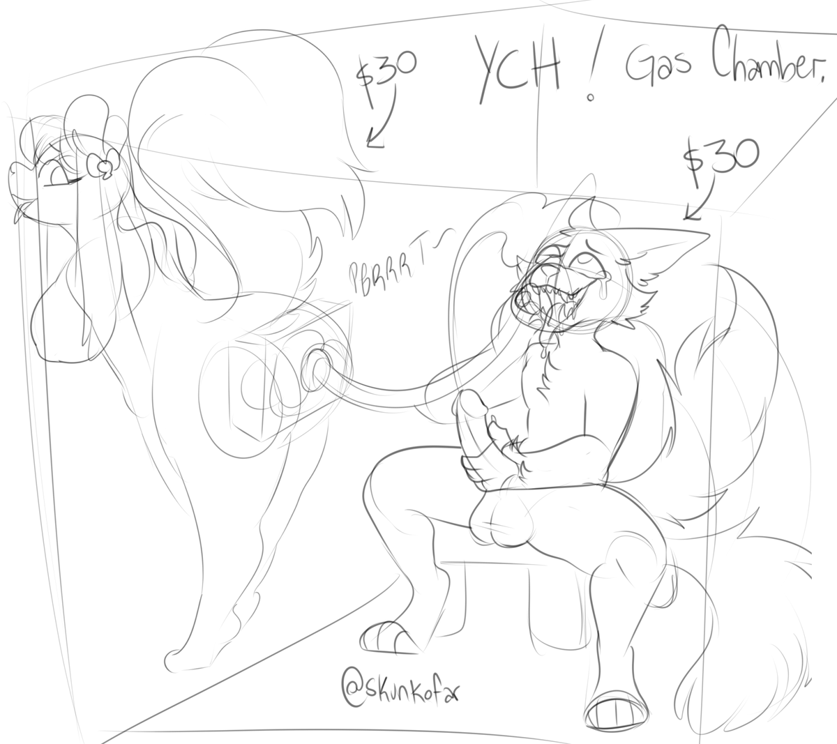 skunkofar's tweet photo. decided to drip this ych as im in a little bit of hurry :) 30usd each slot, comes shaded! x)
via paypal only, any gender, my skunk can be used for 15usd / 50% off
art by me!
#fartfetish #ych #furry #nsfw #brrrap #skunk #furrynsfw #furryych #gaschamber #fart #fetish #fartkink https://t.co/i76JfZMWyB