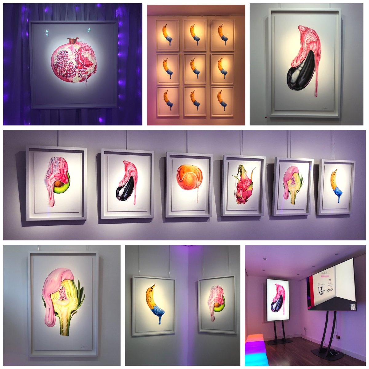 CamImageGallery's tweet photo. #slimeseries is open until 6pm today at @CamImageGallery

#art #exhibition #camden #image #gallery #camdenimagegallery #drawing #artist #gabriellaanouk #slimeseries #fruit #vegetables #installation #lights #hyperrealism #hyperrealisticart #hyperrealisticdrawing @GabriellaAnouk https://t.co/q5nPQK154s
