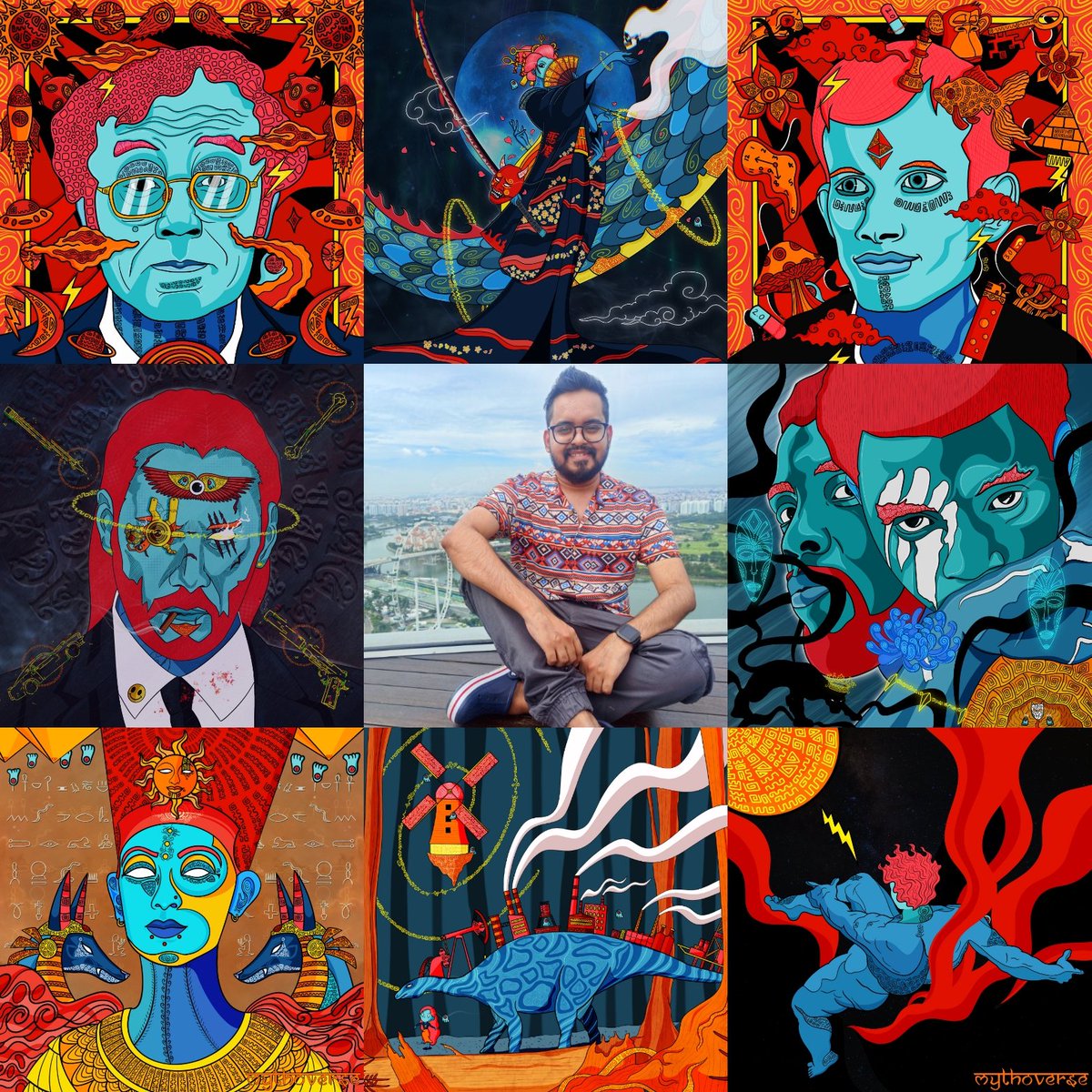 It's been more than a year in #NFT space. Many ups and downs but the love for art and friendships along the journey has made me the artist I'm today 🙏
I'm very happy to announce I've minted #facesofweb3 on <a href="/foundation/">Foundation 🌐</a> and soon I'll be starting my #tezos journey 😇
Links in 🧵👇