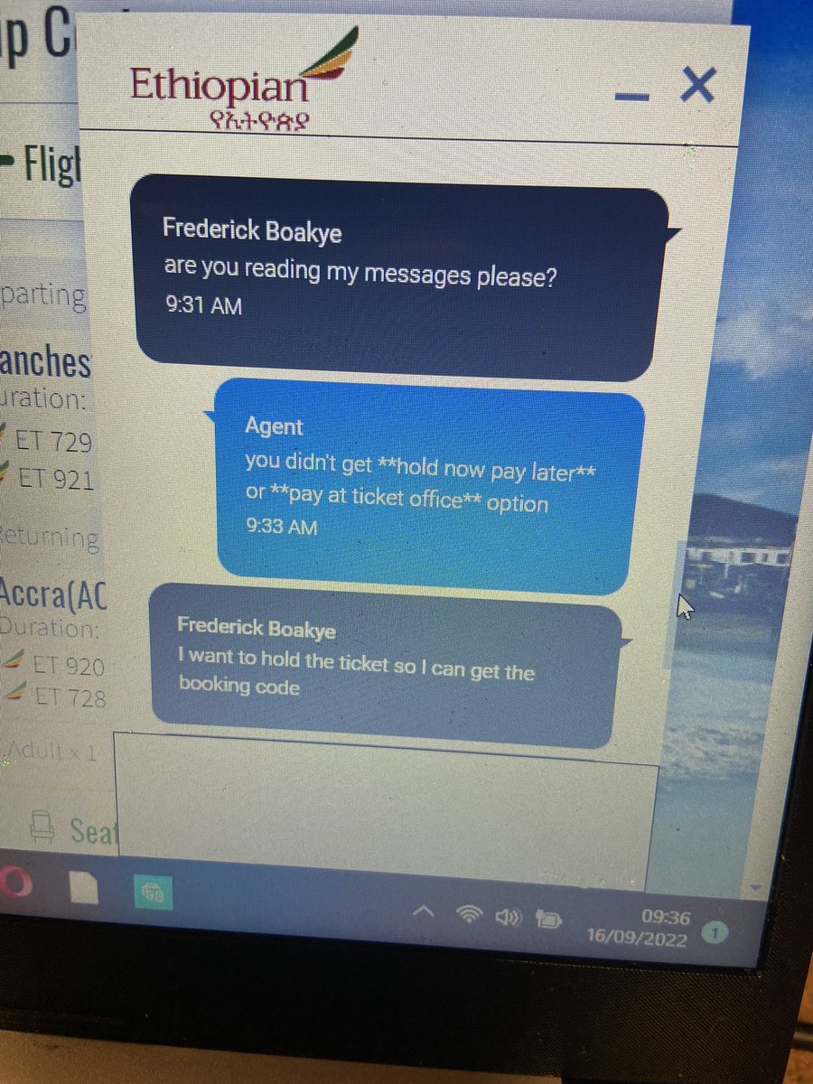 phaze_b's tweet photo. @flyethiopian please what is happening to your customer services in UK. I have called several times and they can’t help me but a ticket. When I get to payment it just says payment error after putting my card details in. I tried to chat online and takes ages for response. https://t.co/KCn5Exxlh8