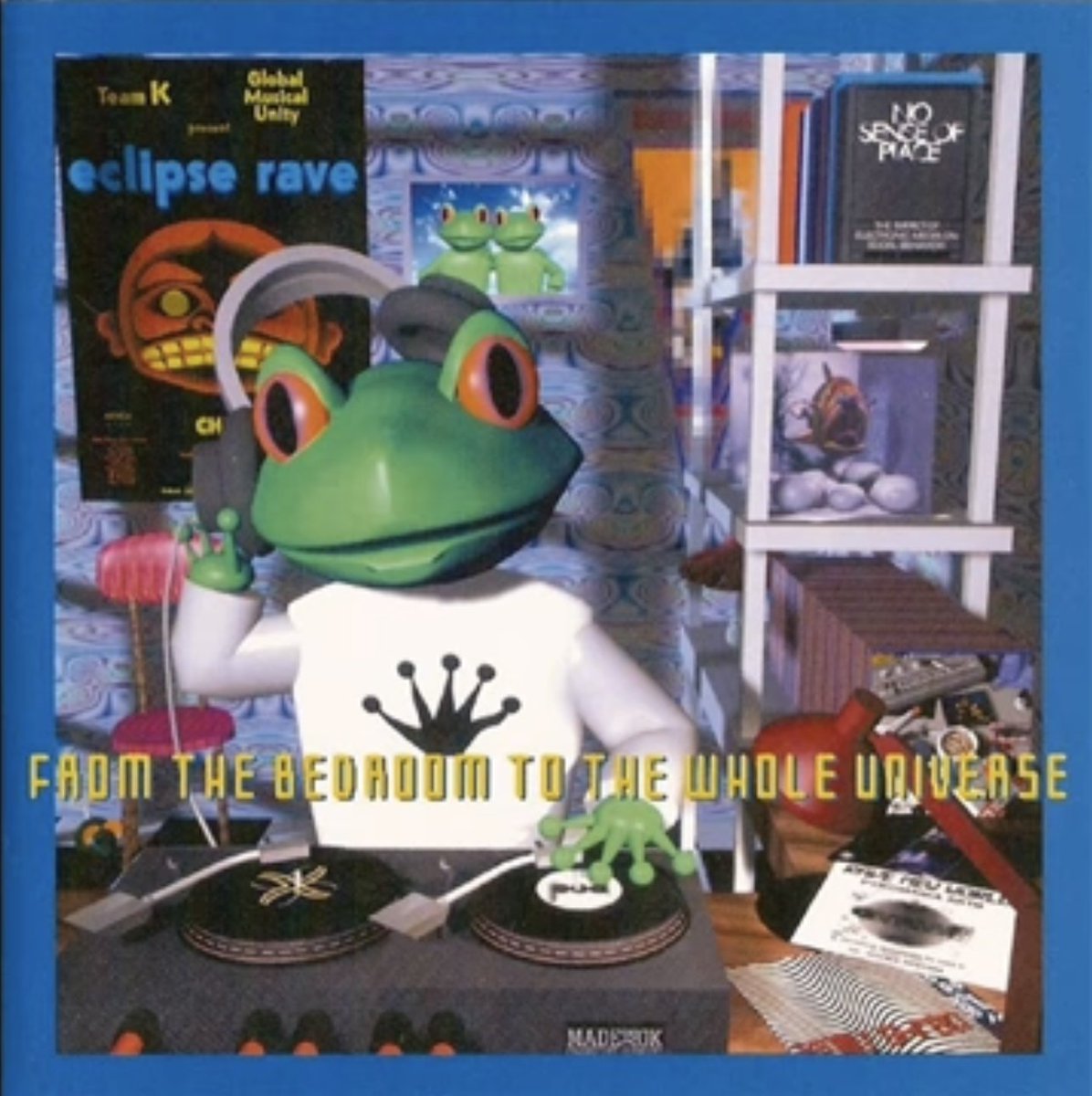 mid 90s trance frog cover art