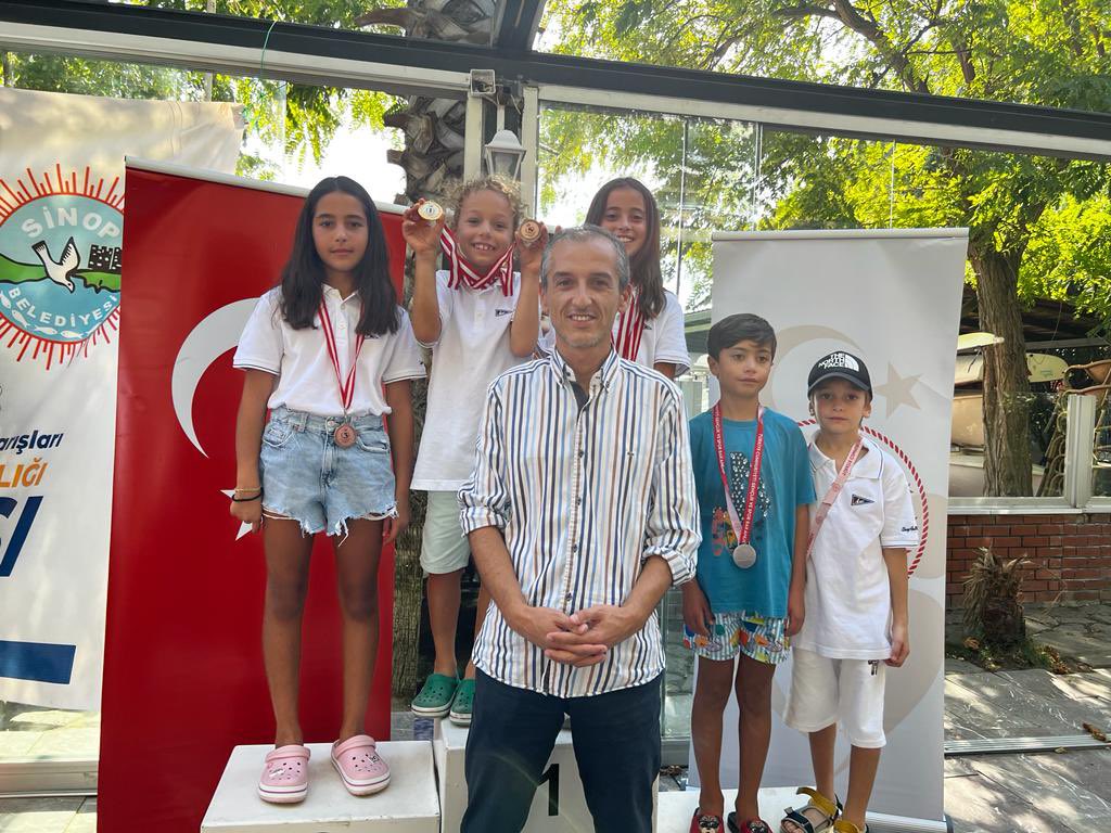 brsmert's tweet photo. Bahçeşehirli yelken şampiyonlarımız❤️💙 @EnverYucel @dagozlem @Savas_BOYAR @ErkenCocukluk @ozgeeasln https://t.co/8wGQ0IMDgg