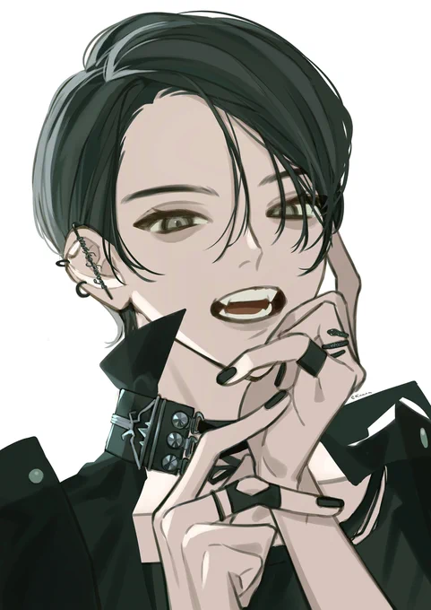 #自創作男子イラストフェス01 毒のあるモチーフが好き 