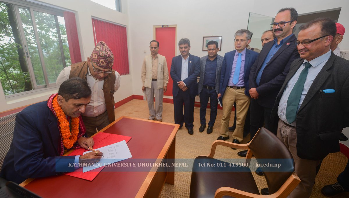KusomInfo's tweet photo. Associate Dean of KUSOM, Prof. Dr. Achyut P. Wagle appointed as the registrar of Kathmandu University. The school congratulates and wishes for the successful tenure ahead https://t.co/A4V3cnebIK