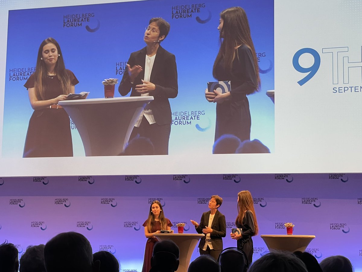 What a wonderful idea having two alumna host the Sunday event at the #HLF22 
You are doing an amazing job!!