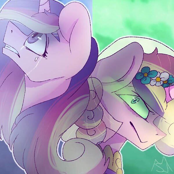 SaltyTangerines's tweet photo. kicking it off by posting my redraw of some 2019 fanart 💐
1st one is the redraw
——
#mlp #mylittlepony #mlpfanart #mlpredraw #redraw #mlpfim #princesscadance #queenchrysalis #thisdayaria #alicorn #mylittleponyfriendshipismagic https://t.co/hBZq0mwm0m