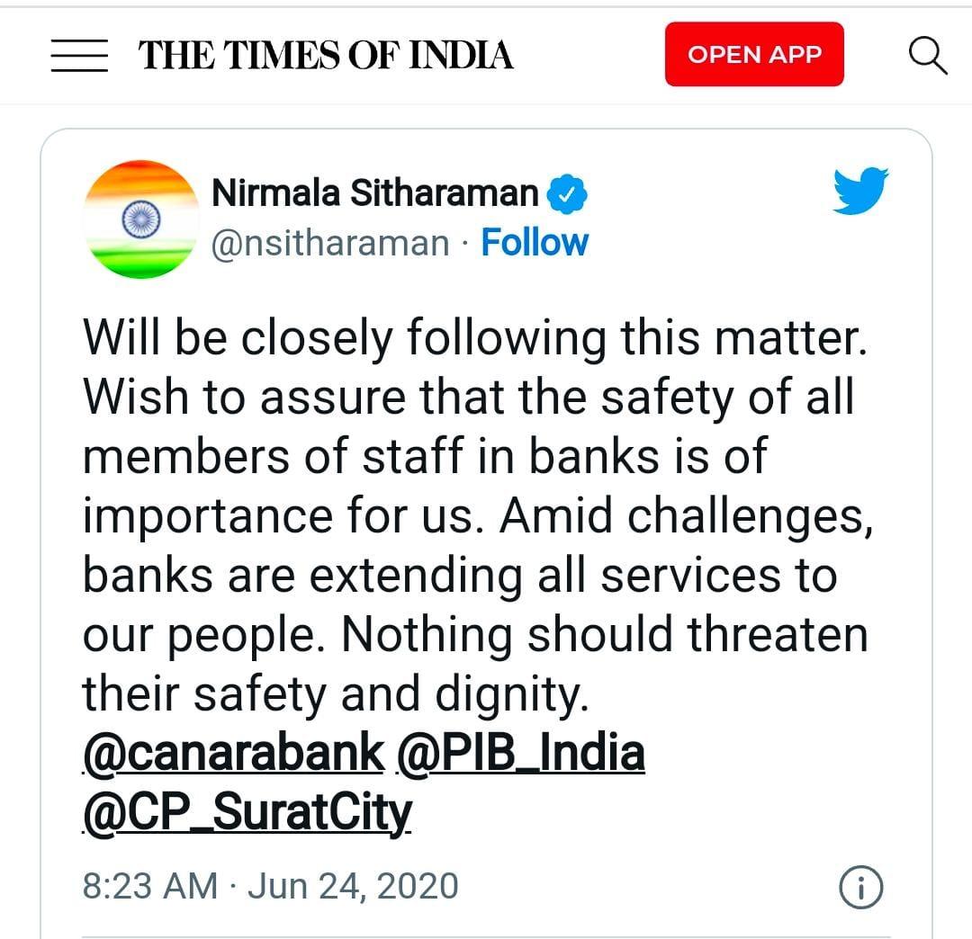 <a href="/sanjaybpi/">Sanjay Das</a> <a href="/PTI_News/">Press Trust of India</a> <a href="/ndtv/">NDTV</a> <a href="/abplive/">ABP LIVE</a> <a href="/HansrajMeena/">Hansraj Meena</a> #BankersProtectionAct