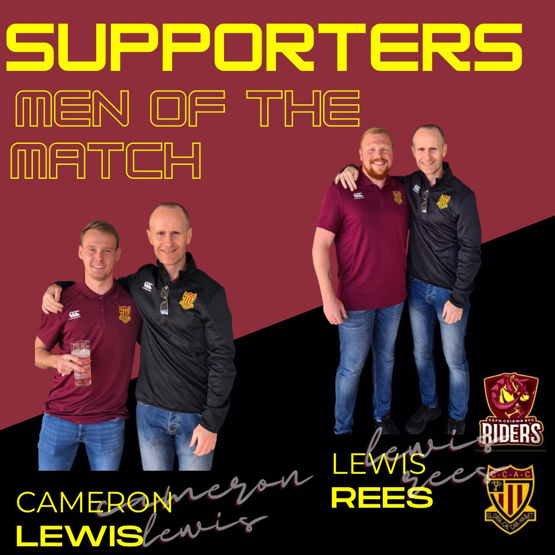 ac_cefn's tweet photo. Man of the match awards from yesterday’s game against Bedwellty RFC, congratulations to the winners. Big thanks to the sponsors @DragonBetWales and The Fountain Pub and Restaurant. #uppariders https://t.co/MszjHVeTFv