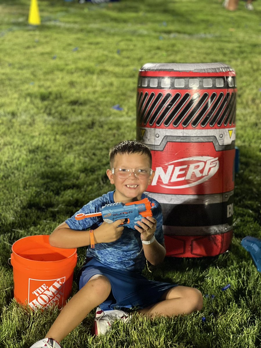 MrsSurawski's tweet photo. Mother / Son Nerf night was a blast! @SnyderStallions https://t.co/hEj5HHayFZ