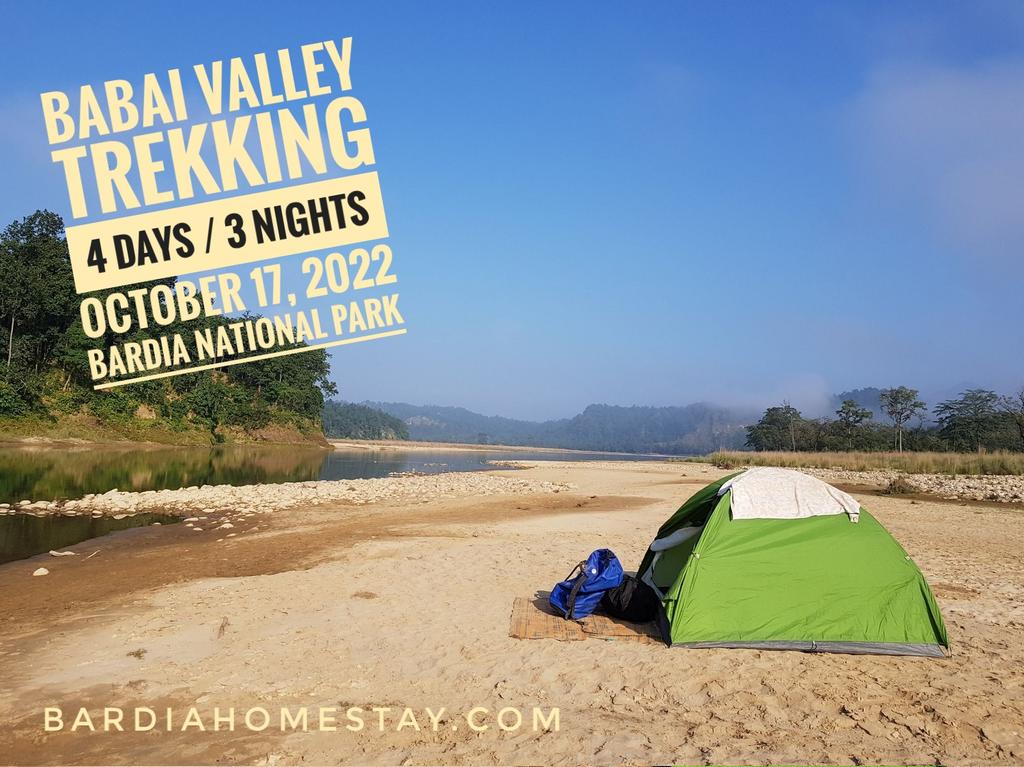 Ready for an adventure in the remote #babaivalley in the northeastern part of #bardianationalpark in #nepal? For more information: email: info@bardiahomestay.com or send us a WhatsApp 0977-9815544433
#campingadventure #jungleadventures #jungletrekking #wildlifespotting
