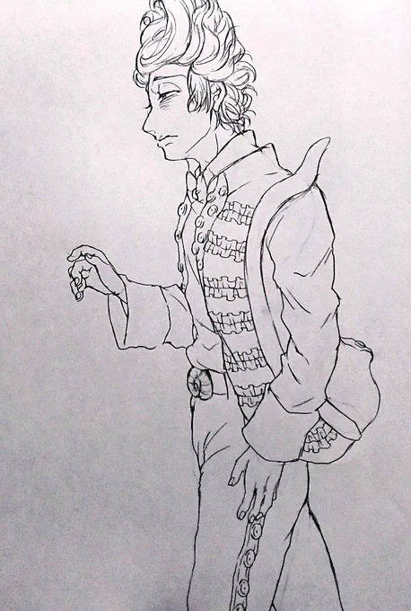 Googleフォト漁ったら何を描きたかったのか思い出せないジョーが出てきた()しかも描き途中奴) 