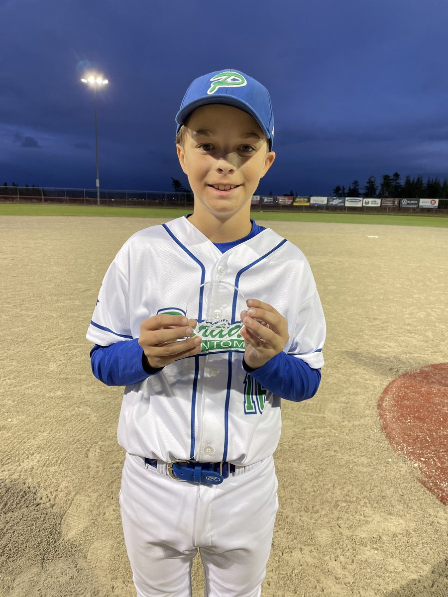 Congrats to Rylan Zillman who was selected as our Team MVP for this weekend’s Atlantics!  #U13AA #BaseballATL