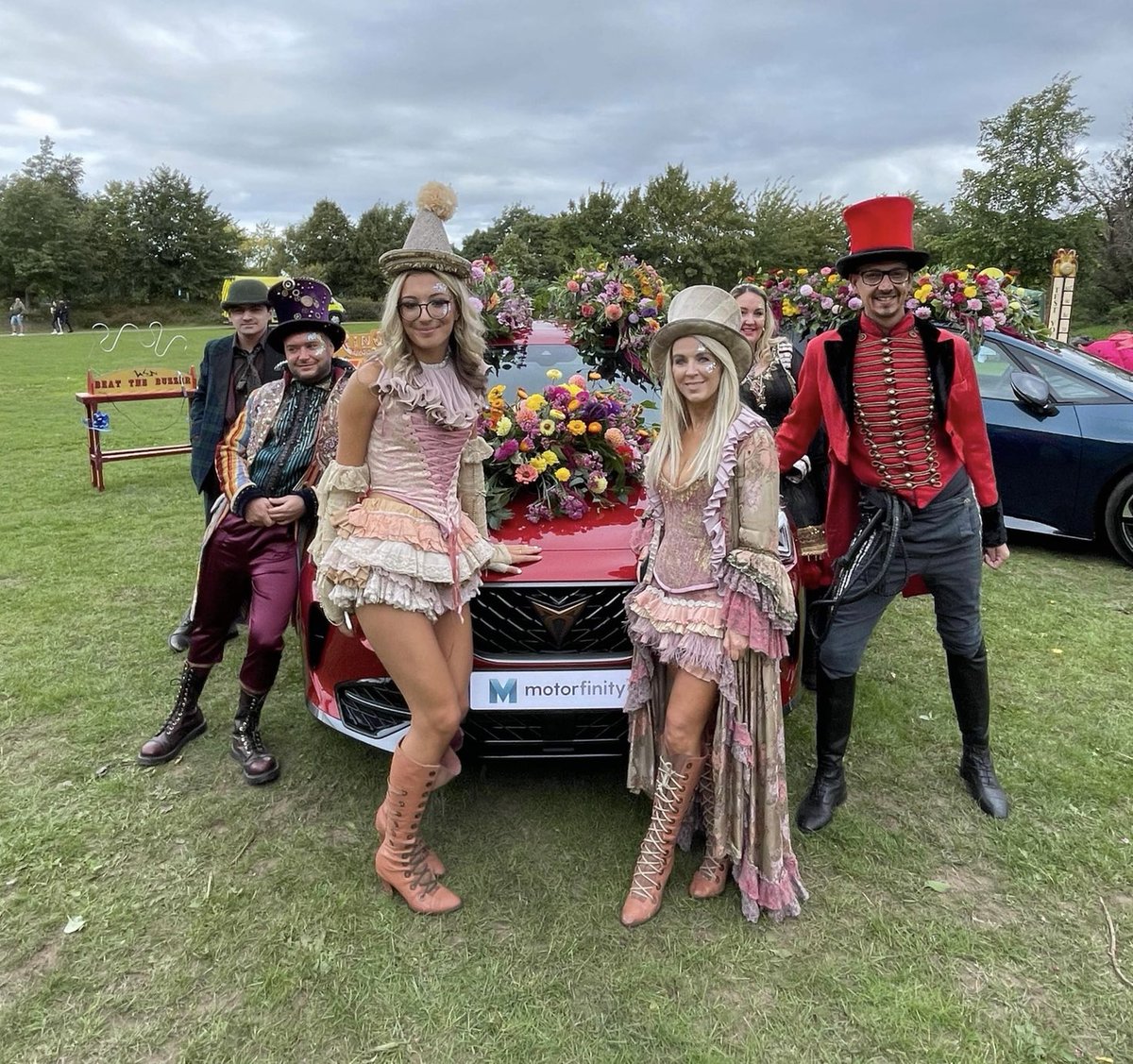 Motorfinityuk's tweet photo. In partnership with @CUPRA_UK the Formentor and the all-electric Born took centre stage at the Motorfinity Carnival today @NewarkDragonboatFestival2022 #CBereavementC #beaumondhouse #TeamMotorfinity https://t.co/znn0Z7XbUO