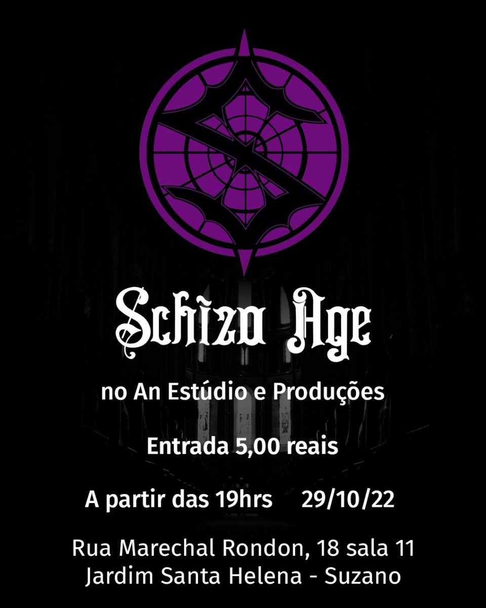 Olá pessoal! Temos uma ótima notícia para quem nos acompanha. Agora em Outubro estaremos realizando nosso primeiro show no AN Estúdios e Produções juntamente com as bandas Banda Haunter e Hevogan
O evento será no dia 29/10.

Contamos com a sua presença!!

Ah, vai ter new music!