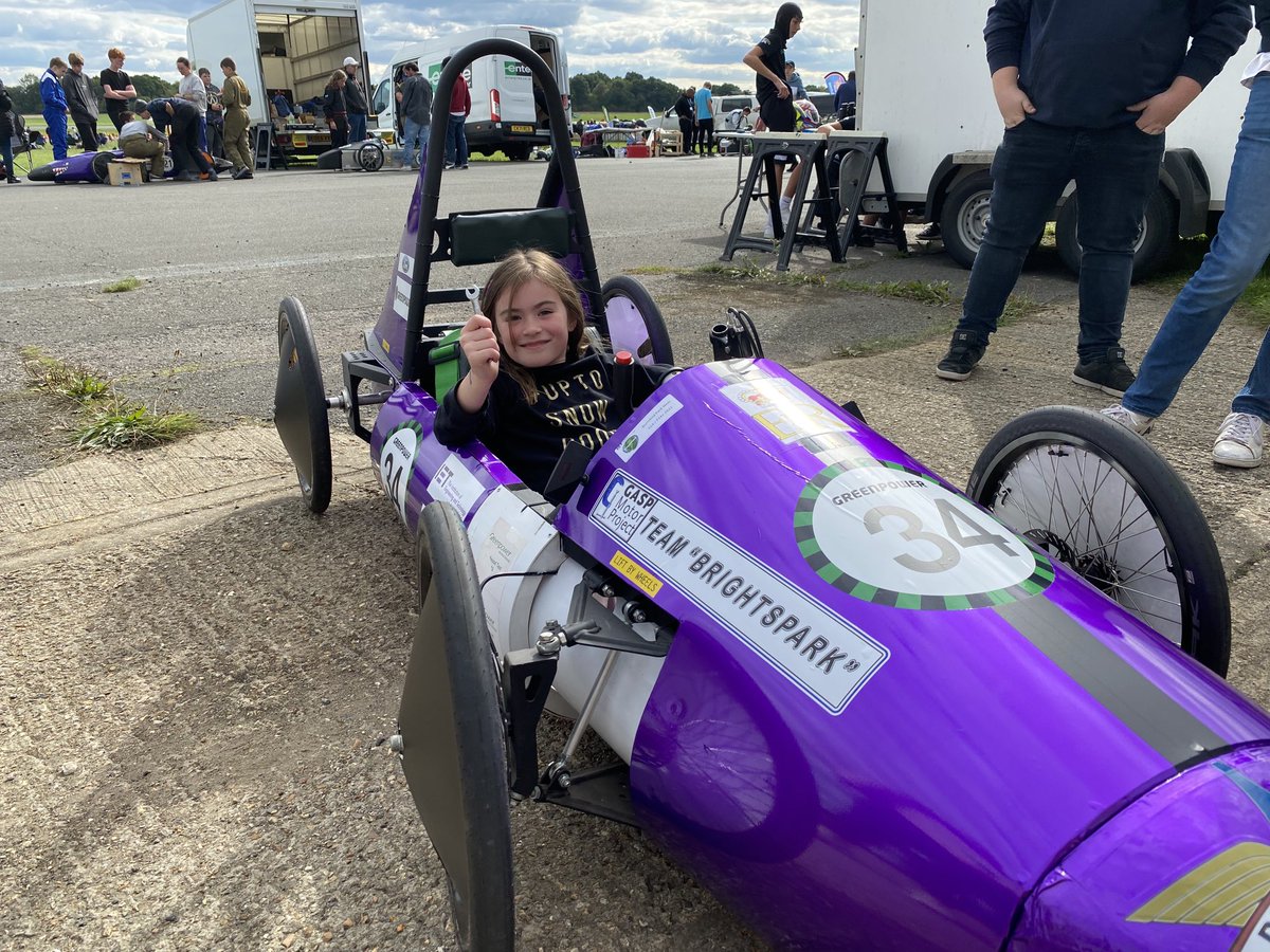GaspMotor's tweet photo. Starting them young! #womeninenginering @Greenpowertrust @DunsfoldAeroUK #hansonlearning https://t.co/w3moRrGkP3