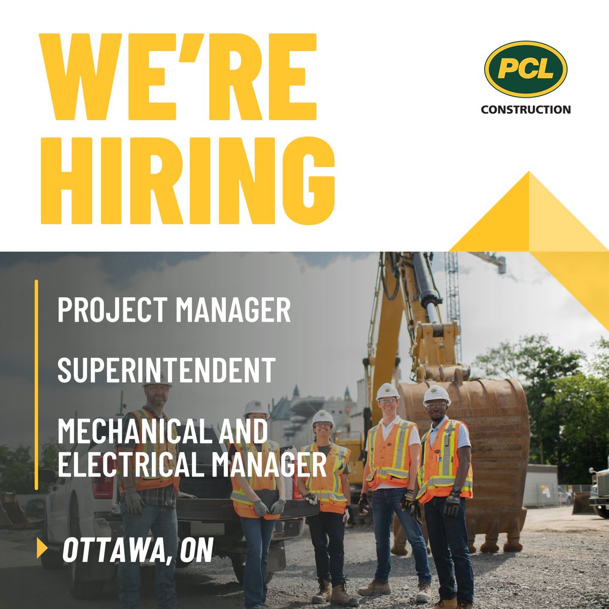 PCLConstruction's tweet photo. As a community-oriented contractor, we've built more than $2 billion in local sustainable projects. ποΈ
Interested in being part of our success? Apply at the link below! π
https://t.co/S6Iz02LuC7
#ConstructionJobs #WeArePCL #JoinPCL https://t.co/m7D9PZkEwv