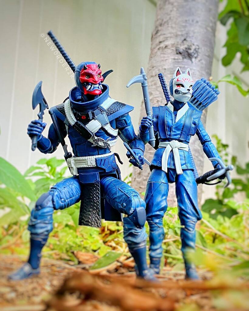 new0rder2k's tweet photo. Happy Cobra 🐍 Sunday!
Hasbro GI Joe Classified Series
Amazon Exclusive 
51 BLUE NINJAS 2-Pack
Repaint repack the new head is the reason to get.
#Hasbro #GIJOE #GIJoeClassifiedSeries #Arashikage #BlueNinjas #gijoeclassified #gijoenation #cobrasunday https://t.co/eR1aPKsTIj https://t.co/LA0gLEDPjG