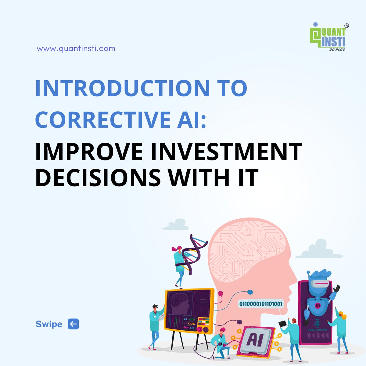 QuantInsti's tweet photo. AI can do wonders if it is trained well. Learn to train your AI that will improve your investment decisions with the help of our conference.
#thread ๐งตon AI in trading (1/6)
#conference #stockmarket #algotrading #trading #trade #QIconference #AI #algotrading #register https://t.co/uctoWumF1G