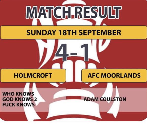 AFC Moorlands 🔴⚫️🔴⚫️ (@afcmoorlands) on Twitter photo 