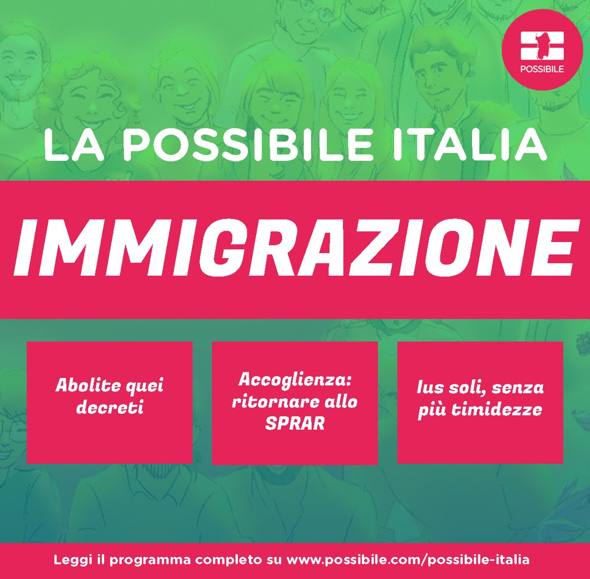 PossibileSard's tweet photo. #Immigrazione, #uguaglianza, confini. (Continua nel thread) 
Il #25settembre vota #AlleanzaVerdiSinistra

@PossibileIt 

#ElezioniPolitiche2022 #iussoli #iusscholae #sprar #decretisicurezza #bossifini #cittadinanza #avs #sinistra https://t.co/4vN5TOwyYn