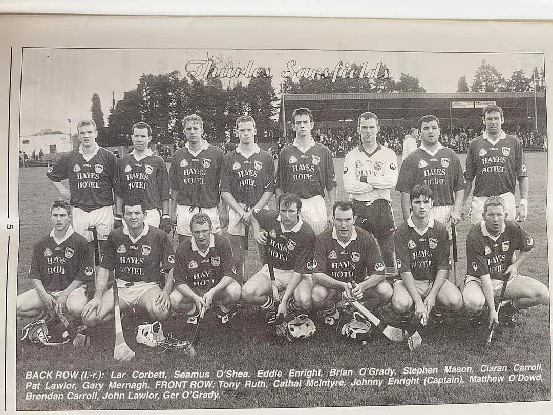 thurlessars's tweet photo. 2001 Tipperary Senior Hurling Championship Semi-Final v Cappawhite
#sarsabú #throthethatch #TipperarySHC https://t.co/Pbdvlxv1d4